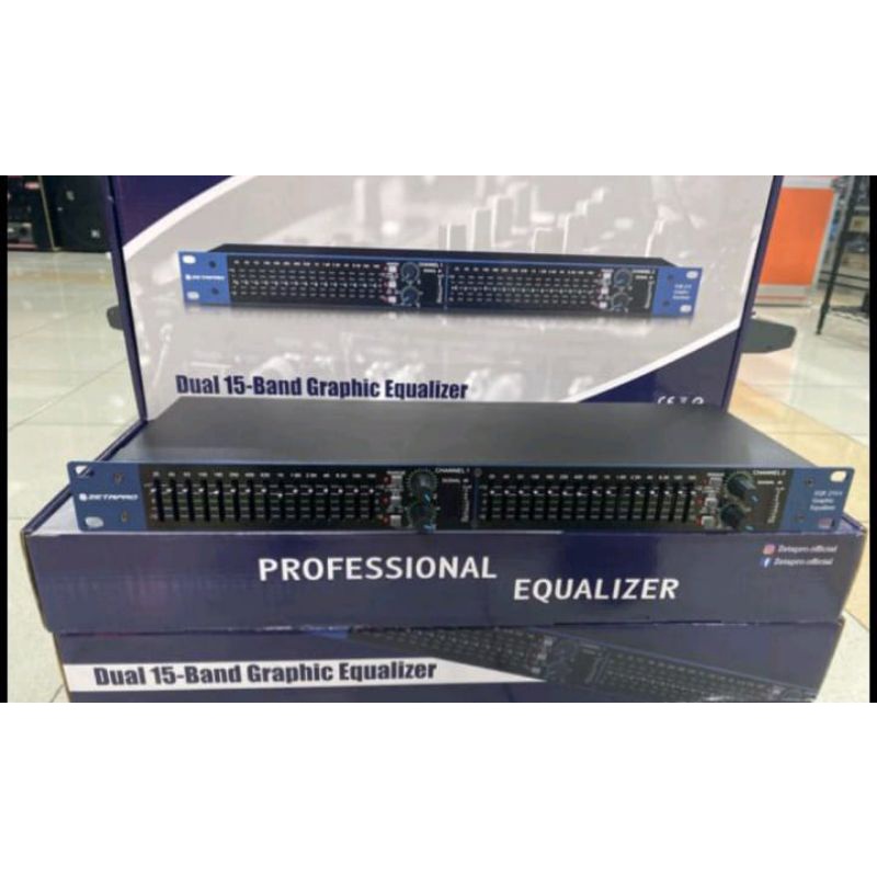 Equalizer Zetapro EQX 215 + Subwoofer Original