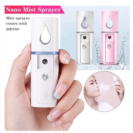 (COD)Nano Spray Portable / Mist Sprayer Perawatan Wajah Pelembab Wajah Mini USB nano seprai