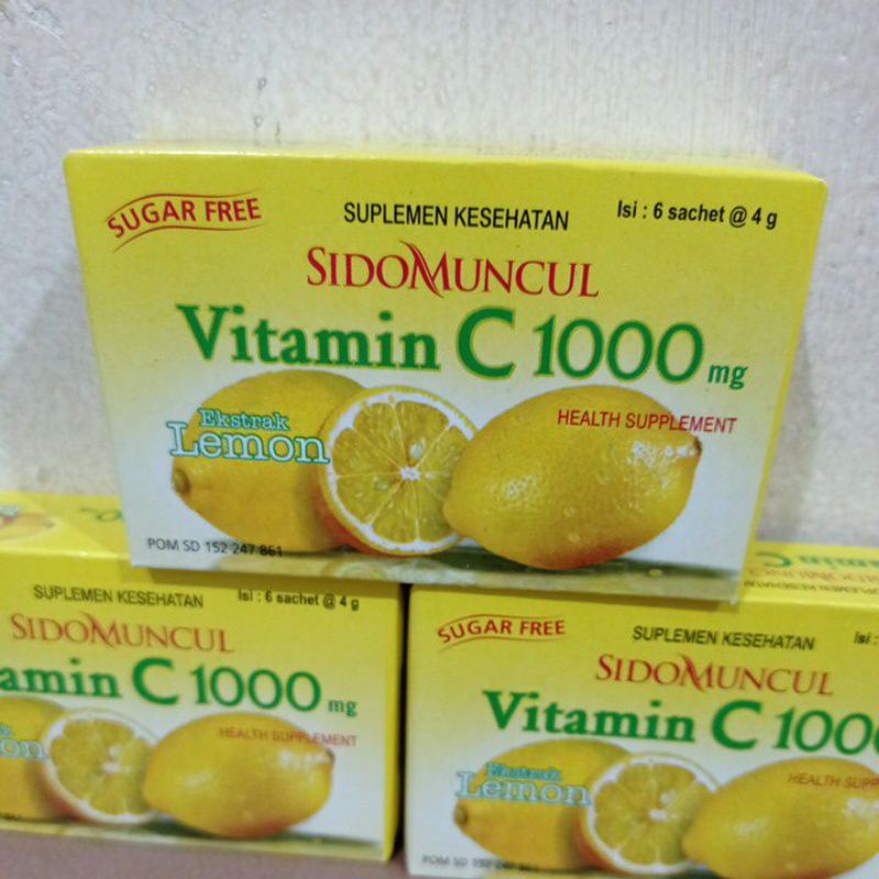 Vitamin C 1000 Sidomuncul ekstrak Lemon