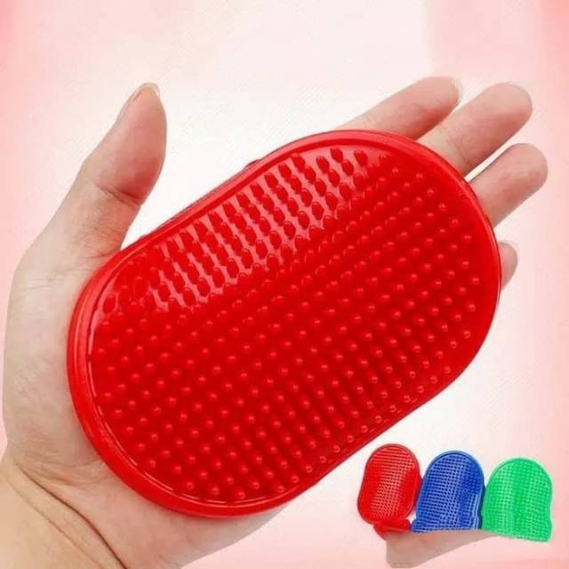 Pet Grooming Brush &quot;BRUSH OVAL&quot; Sikat Karet Hewan