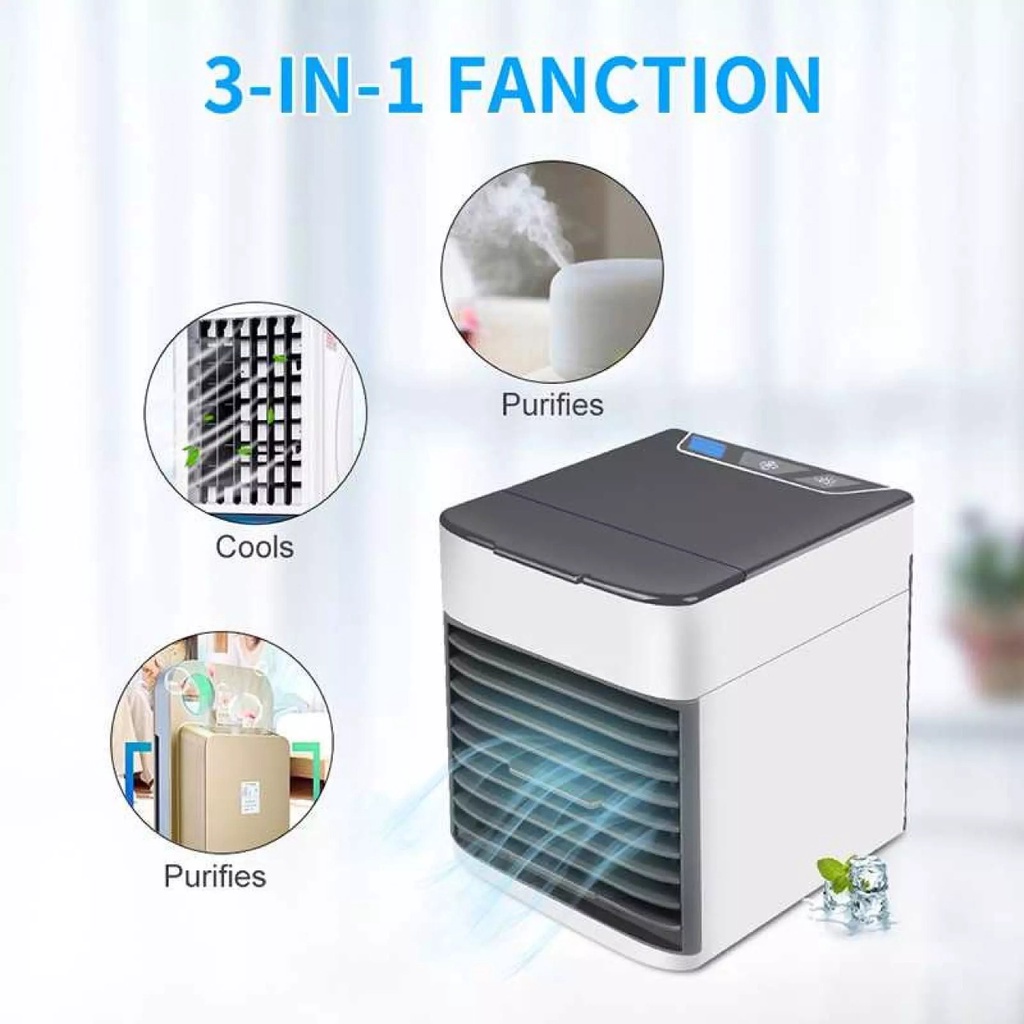 BISA COD AC Mini AC Portable USB ORIGINAL import Arctic Air Ultra 2X Cooling Power Air Cooler AC PortabelARTIC AIR COOLER FAN Mini AC Portable TERMURAH