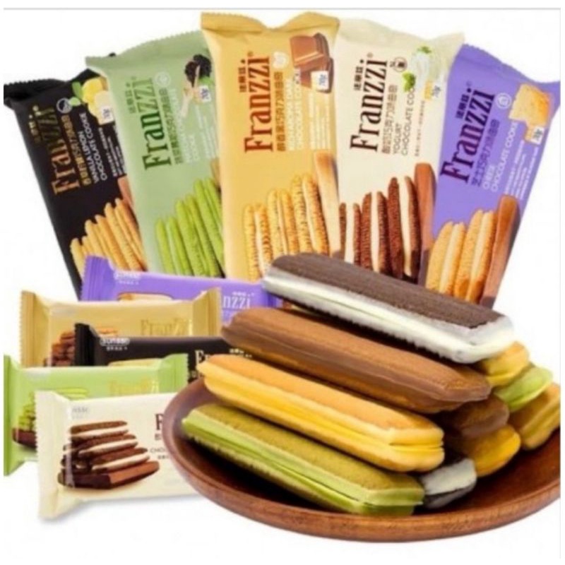 

Franzzi / Vanilla Lemon / Matcha Choco / Cheese Choco / Yogurt Choco / Dark Choco / 70 gr