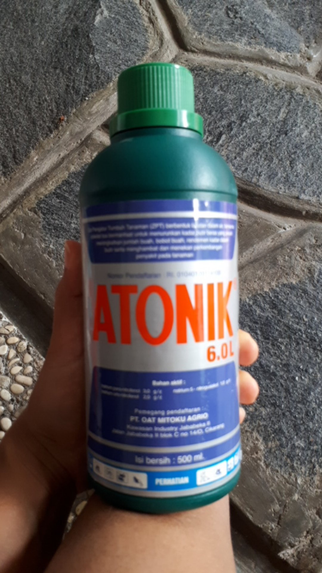 Pupuk Zat Pengatur Tumbuh Zpt Atonik 6.0 L 500 Ml