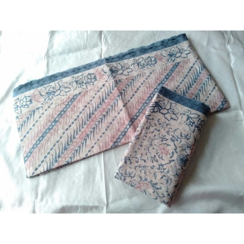 KAIN BATIK DOBY KHAS TRUSMI CIREBON BATIK FARIZA DOBI DOBBY DOLBY CAP TULIS SET SETELAN TERLARIS
