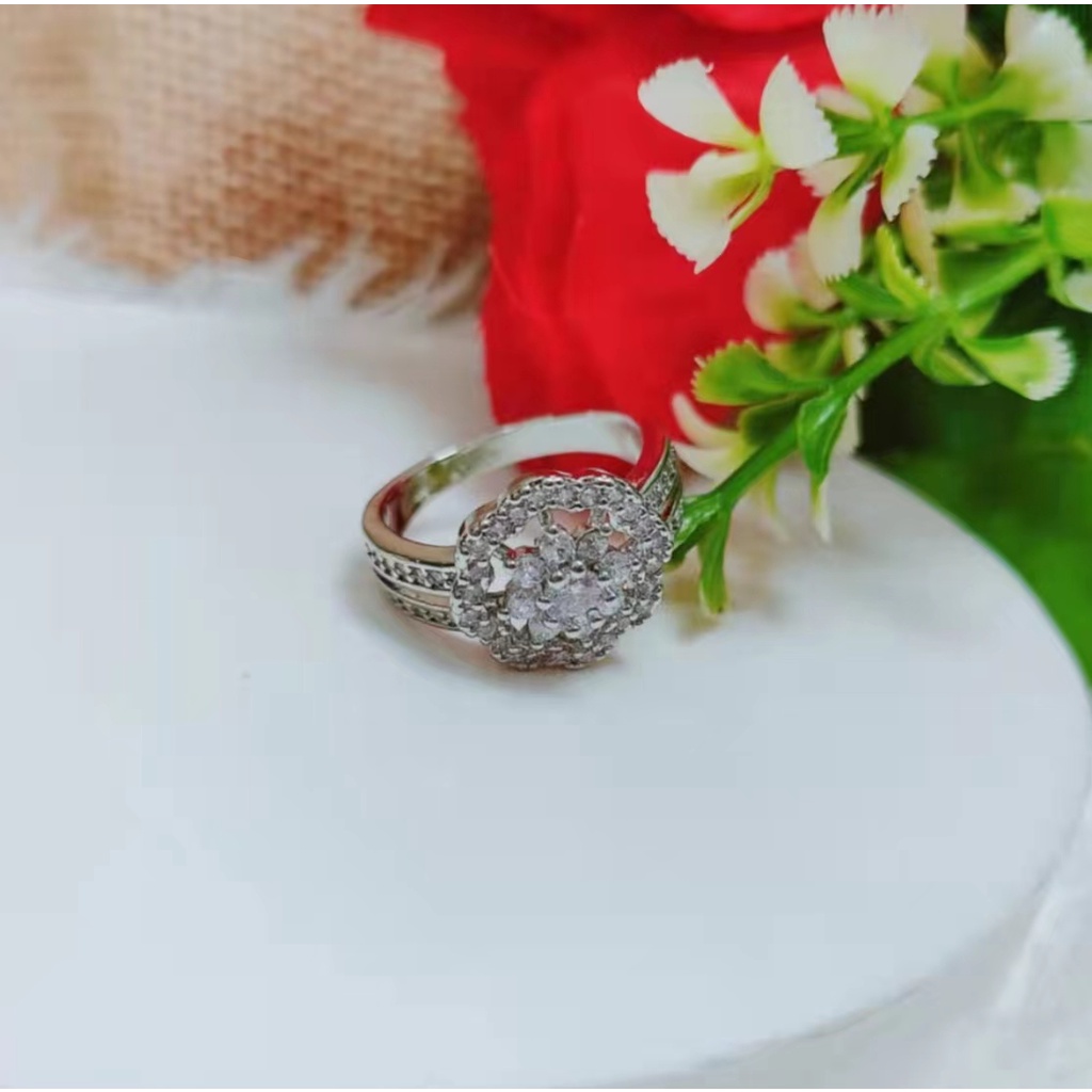 Cincin Xuping Mata Full Lapis Emas Perhiasan Fashion 1251