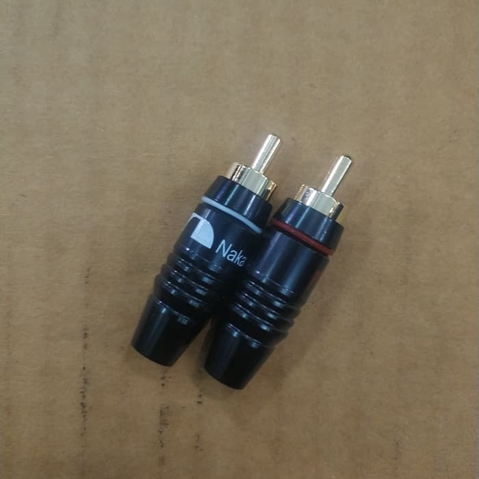 jack RCA nakamichi / jek RCA nakamichi / RCA gold plate satuan