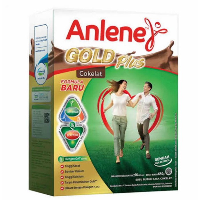 

Anlene Gold Plus Cokelat 640 Gram Susu Coklat