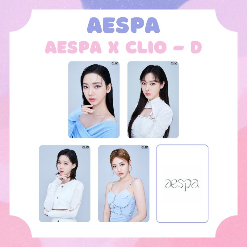 [AESPA] PHOTOCARD AESPA X CLIO ‼️ BACA DESKRIPSI ‼️