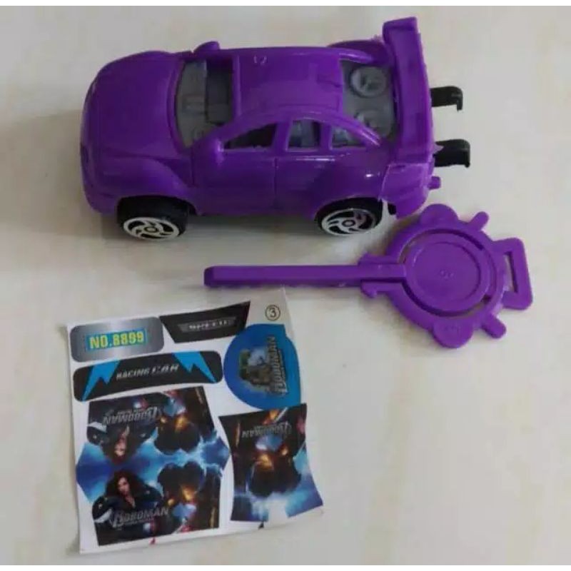 MD 475 mainan anak edukasi mobil tembak melaju stiker nempel sendiri super bagus kevin toys malang