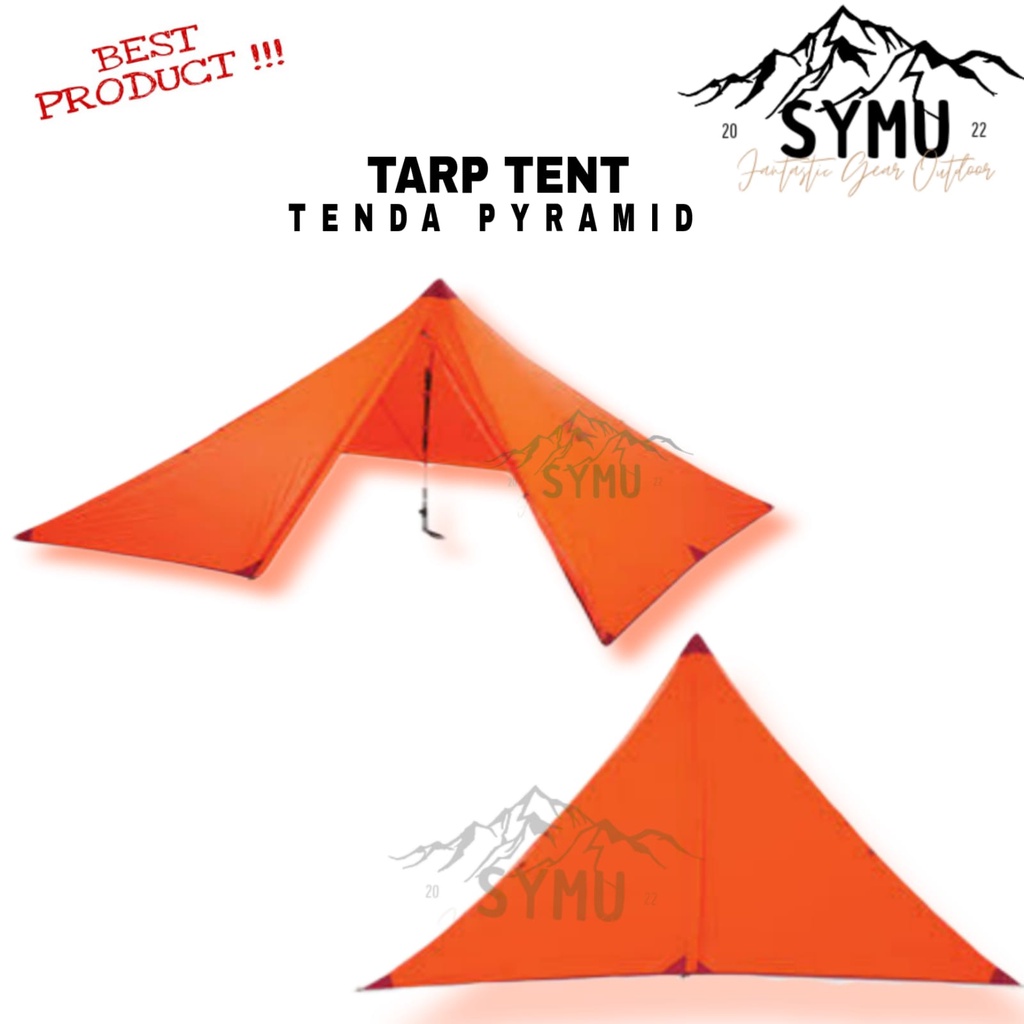 Tenda Camping Pyramid Tarptent Waterproof Ultralight Model Piramid Tenda Bushcraft Untuk Dapur Campi