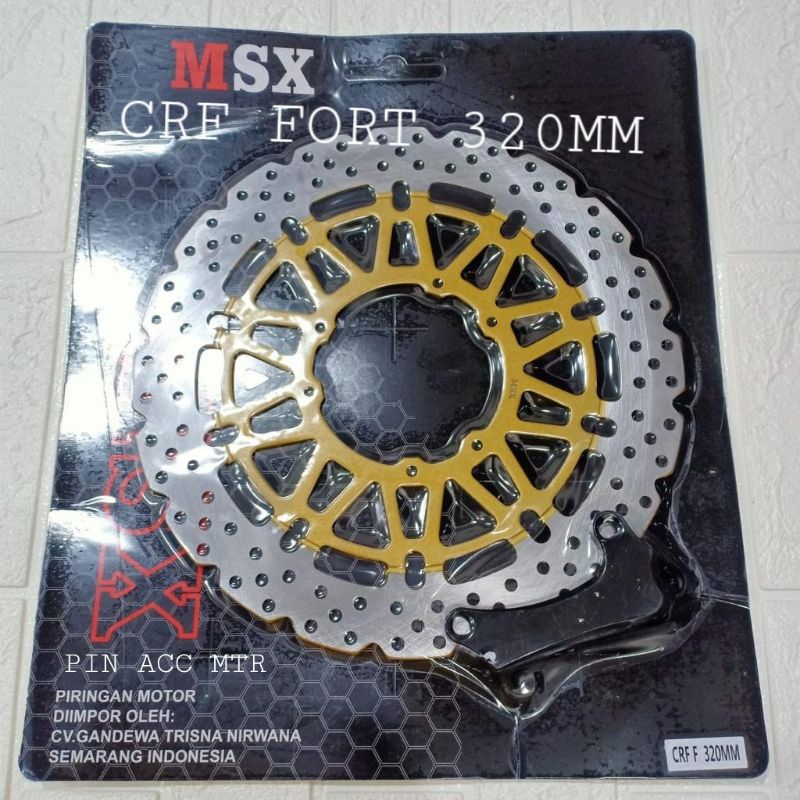 Piringan Cakram Disk Brake Depan SUPERMOTO 320mm CRF 150L /KLX 150 320MM (PNP)CRF150/KLX150