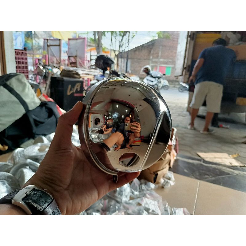 batok l2g chrome/batok lampu l2g chrome
