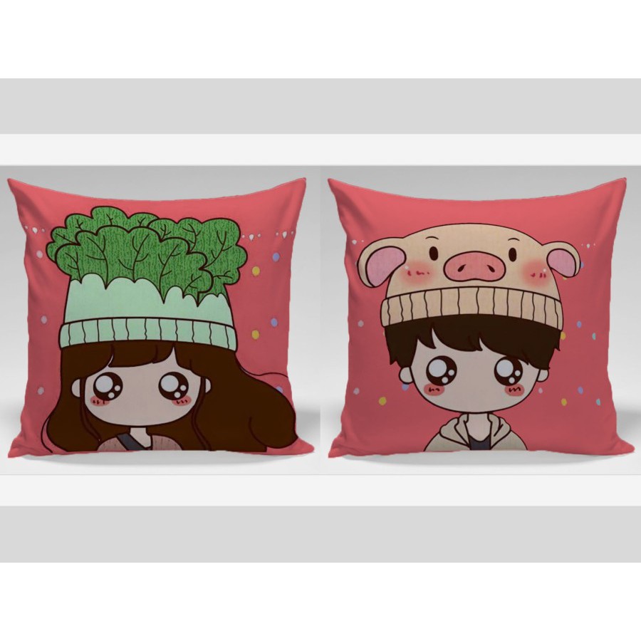 

Bantal Dekorasi custom kado valentine hadiah valentine kado pacar hadiah pacar - couple 20