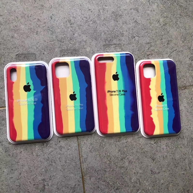 New Style IPhone 12 SE2 2020 Rainbow silicone protective