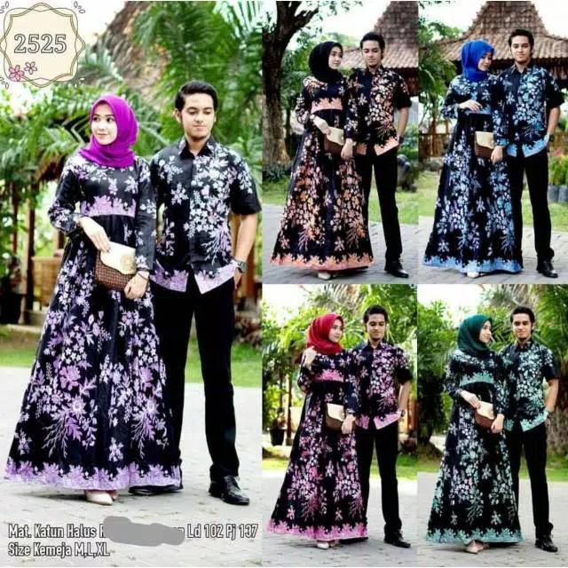 Maura Couple - Sania Ruffle Batik Couple Ori Ndoro Jowi DNT Garansi Termurah Shopee