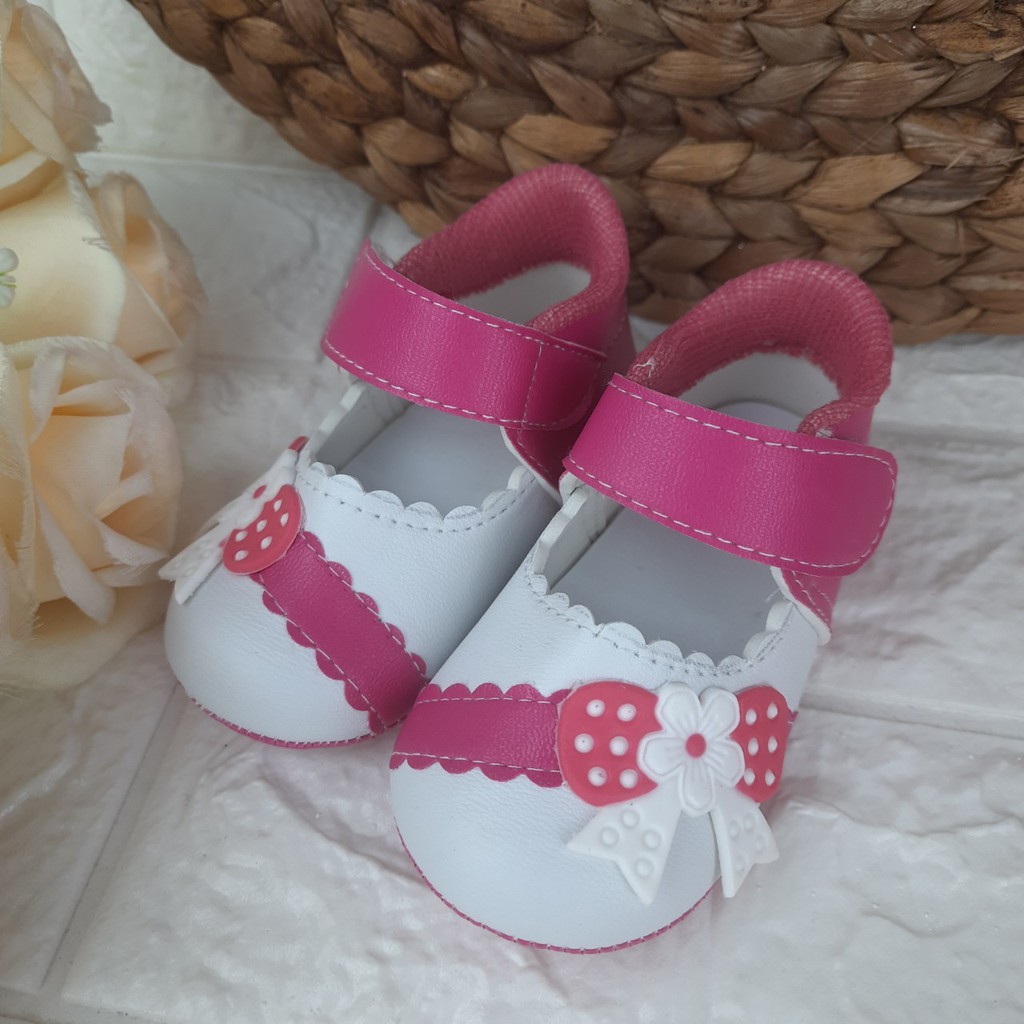 [TAMAN SEPATUKU] SEPATU TRENDY MURAH BAYI PREWALKER ANAK PEREMPUAN 0-12 BULAN PITA PINGGIR ATAU TENGAH APX01