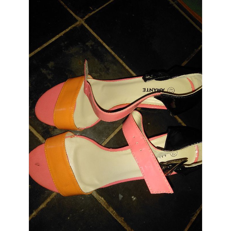 wedges pink amante