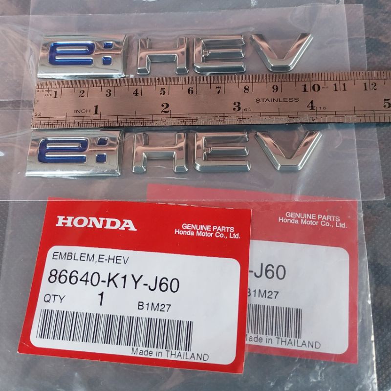 emblem e HEV pcx 160 hybrid original honda thailand sepasang