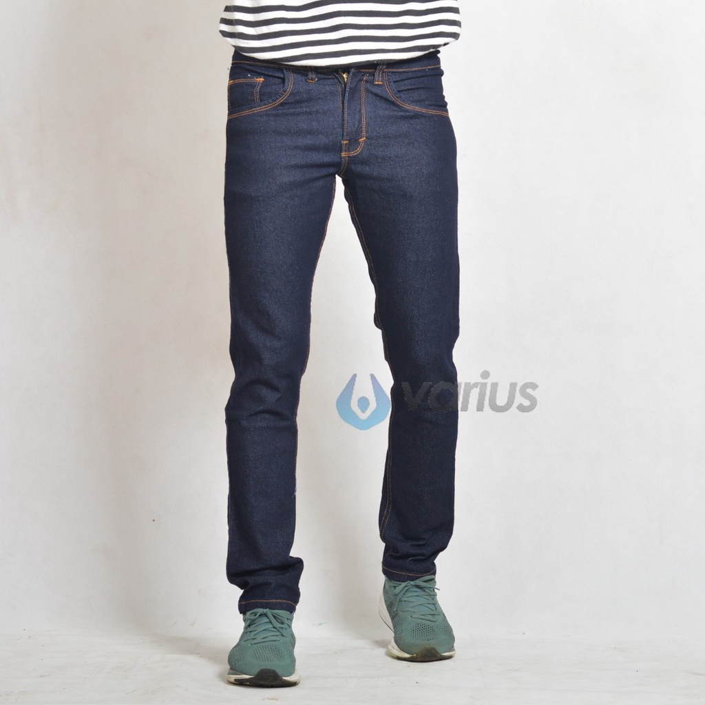 Varuis Heritage 3  - Celana Jeans pria Slimfit Stretch New Original Jeans Panjang Pria Skinny