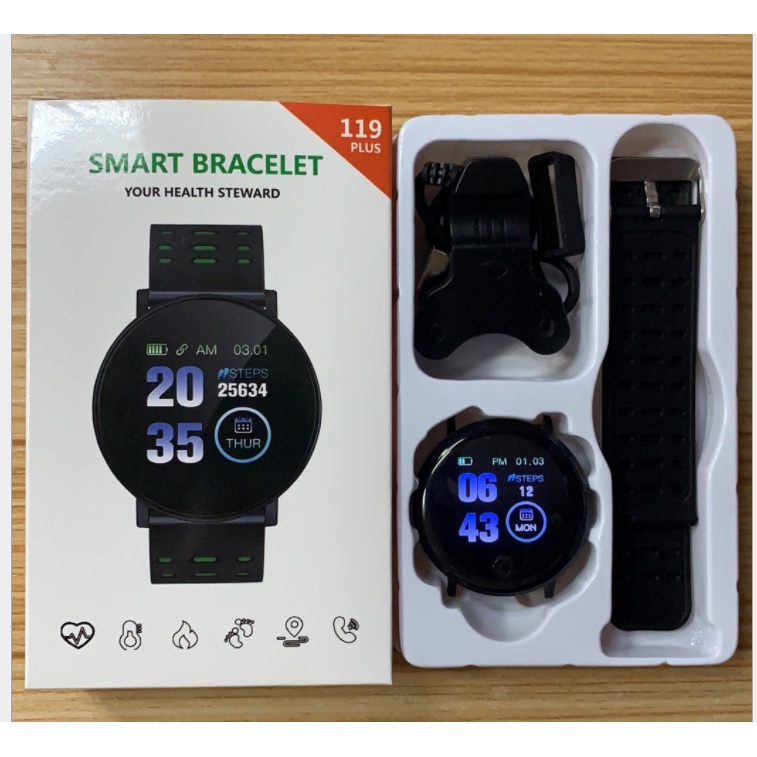 SPORT METAL SMART WATCH Heart Rate Sleep Monitor Anti Air iOs Android