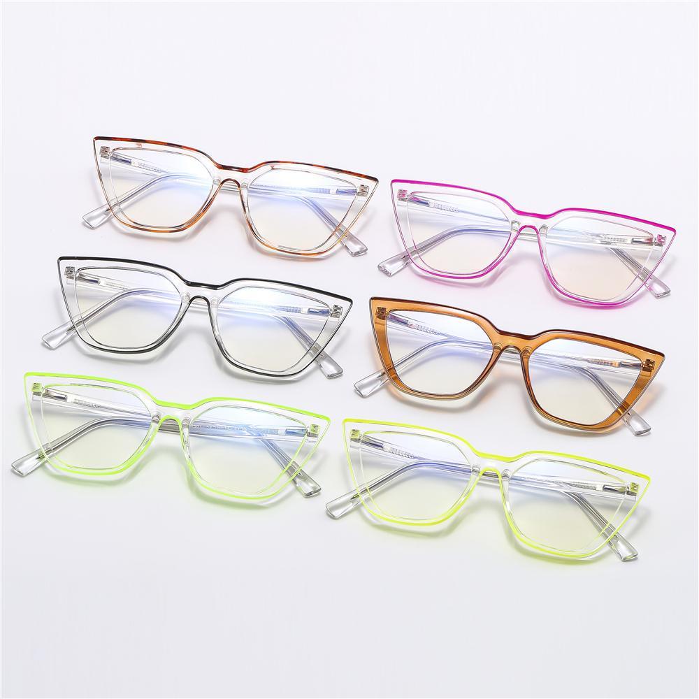 Lily Blue Light Kacamata Trendy Kacamata Komputer Eyewear Cat Eye