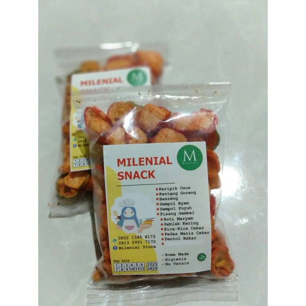 

Seblak Kering Daun Jeruk Pedas Camilan Milenial