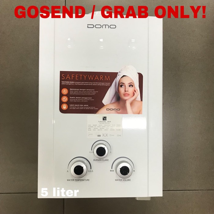 Water Heater Gas DOMO DA1006 / Water Heater / Pemanas Air