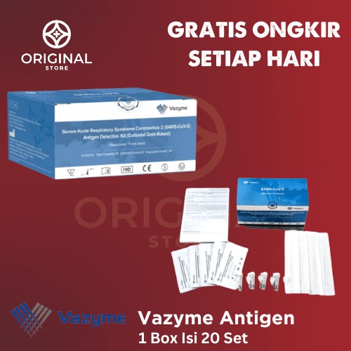 Vazyme Rapit Tes Antigen AKL Isi 20 Pcs 0riginal