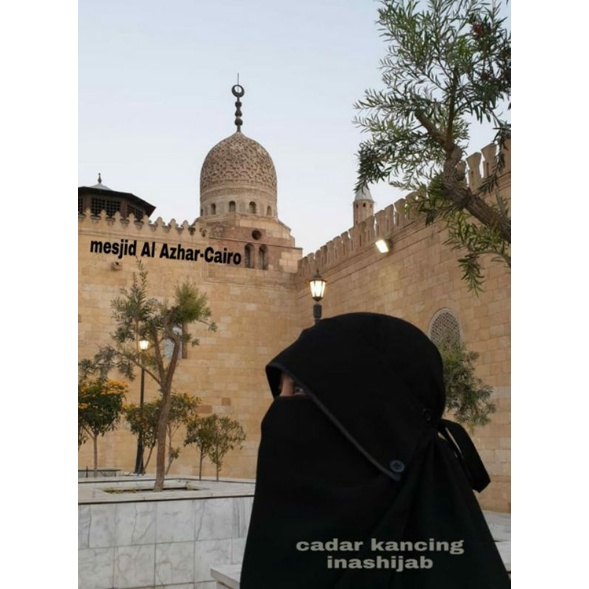 Cadar Kancing Sifon Arab Al Burj Adem Tidan Nerawang