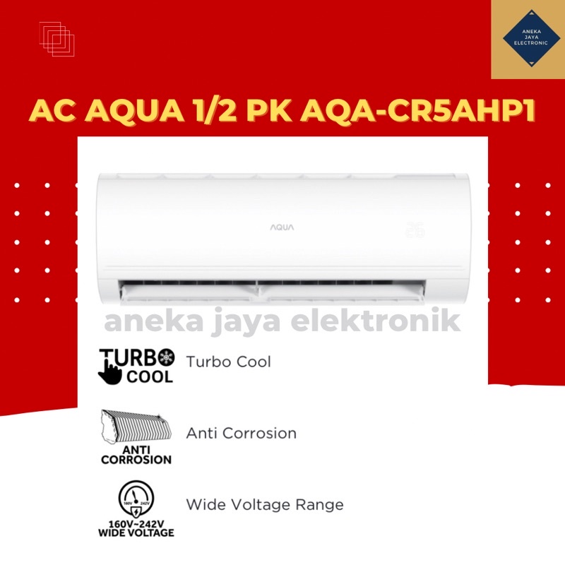 AC AQUA 1/2 PK AQA-CR5AHP1 / AC 1/2 PK AQUA