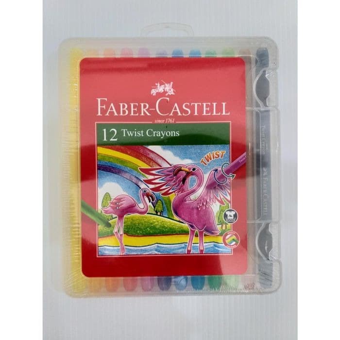 

Terbatas Faber-Castell Twist Crayon 12 520612 Gilaa!!!