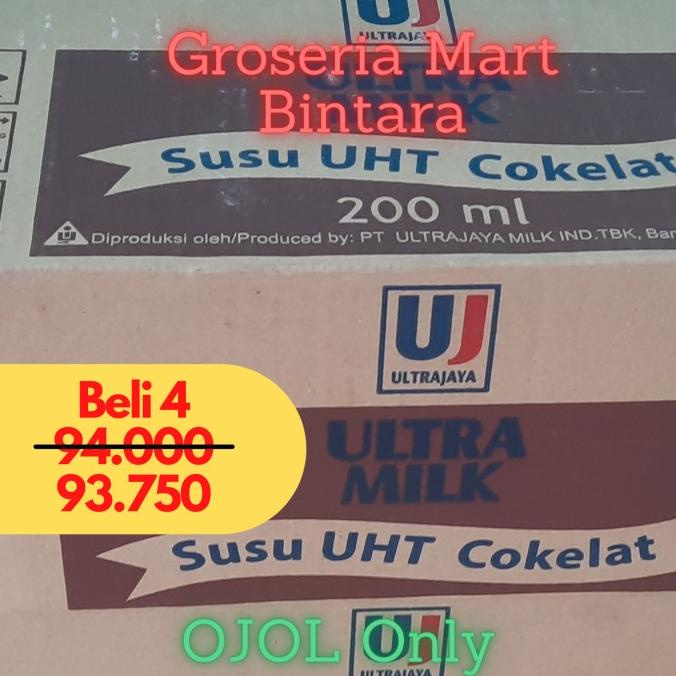 

BISA BAYAR DITEMPAT *Bintara* Susu Ultra UHT Cokelat 200ml x 24 (1 Dus) - Bekasi