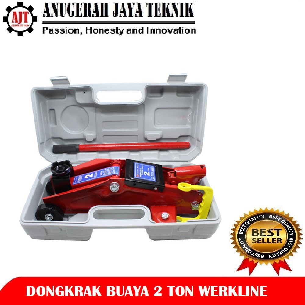 WERKLINE Dongkrak Buaya 2 Ton Hidrolik - Hydraulic Floor Jack Werkline