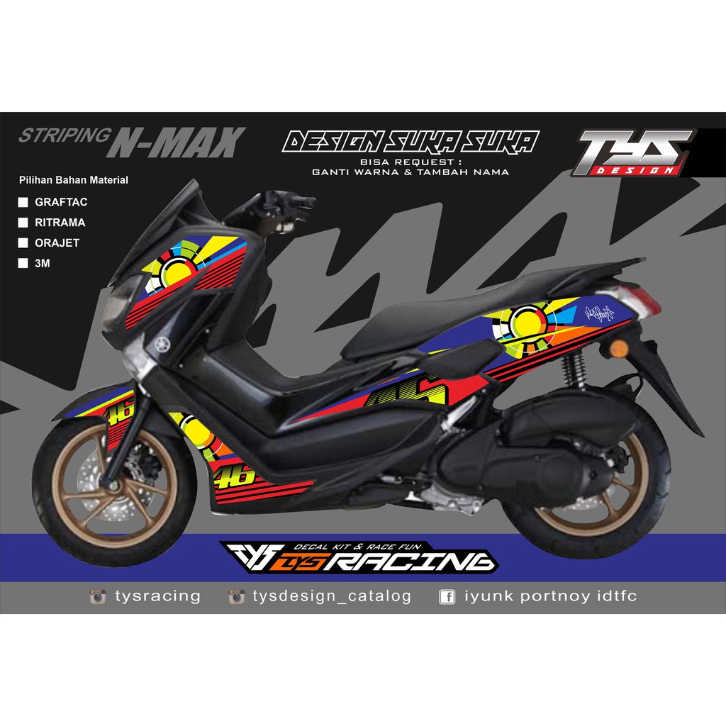 decal nmax vr 46