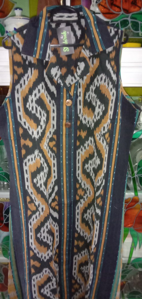 Termurah Cod-adisty Outer Tenun Troso Long Cardi Batik Solo Modern / Cardigan Batik Original / Tunik