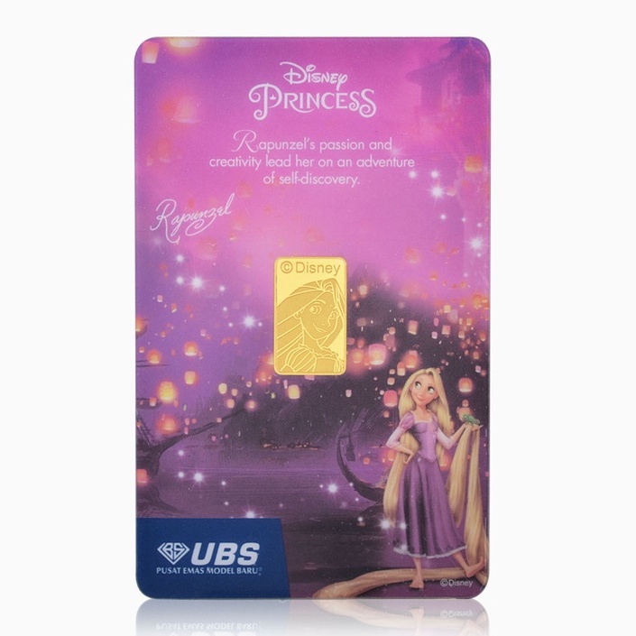 DISNEY PRINCESS RAPUNZEL UBS GOLD