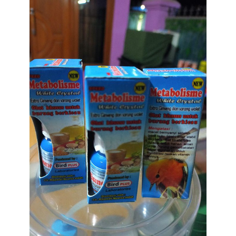 Metabolisme white crystal