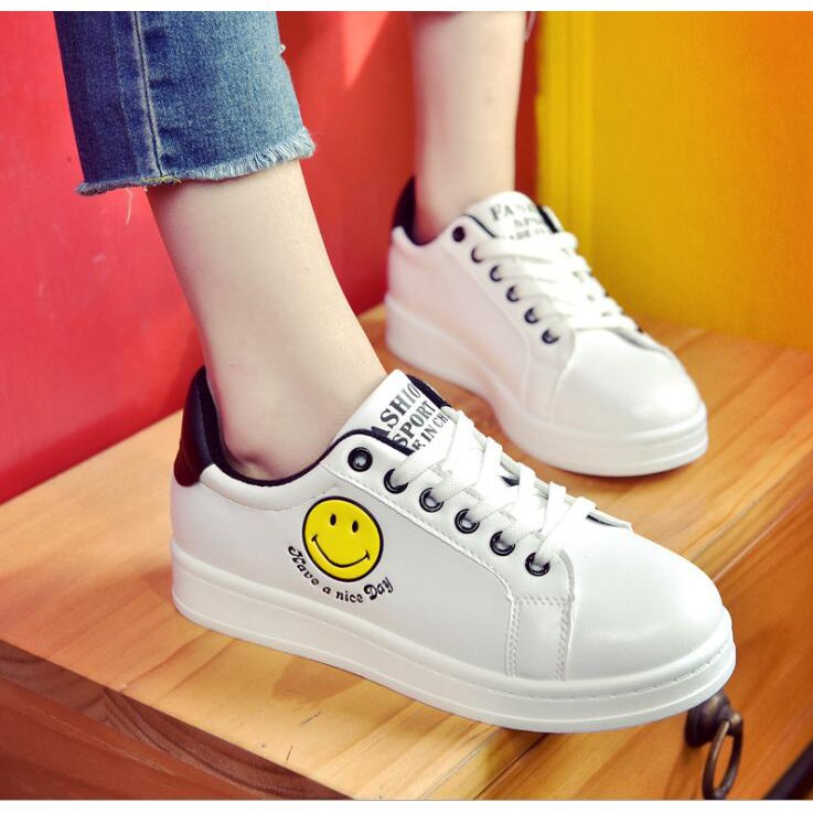  Sepatu  Kets  Smile Kuning  Shopee Indonesia