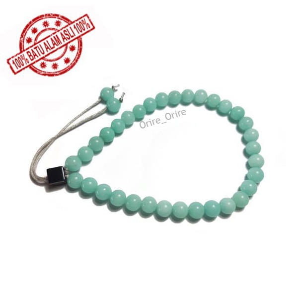 Gelang Tasbih 33 Batu Asli Gelang Tasbih Batu Asli Batu Anti Radiasi Batu Keberuntungan