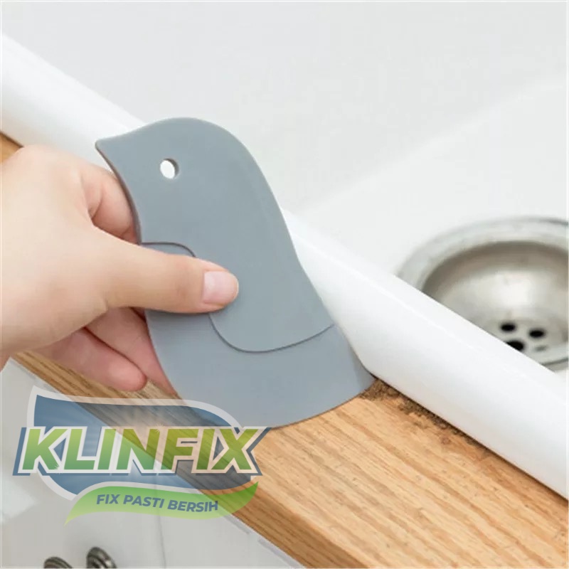 KLINFIX PENGUIN SOFT SCRAPER SILICONE PEMBERSIH NODA MINYAK MEMBANDEL