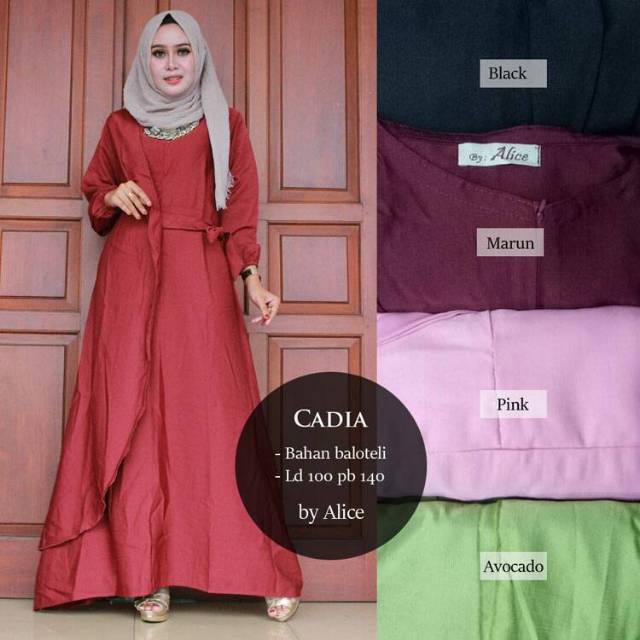 Cadia maxy-ld 100-dress muslim-baju murah