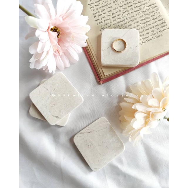 Mini Marble / tatakan kecil marmer / pedestal marmer