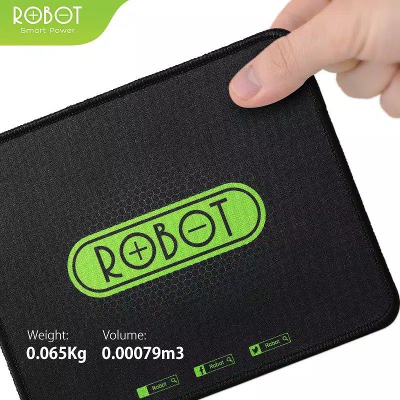 Robot Mousepad Tatakan Mouse Anti Slip Mouse Pad RP01 Cocok Untuk Gaming Hitam Murah Rubber Original Robot