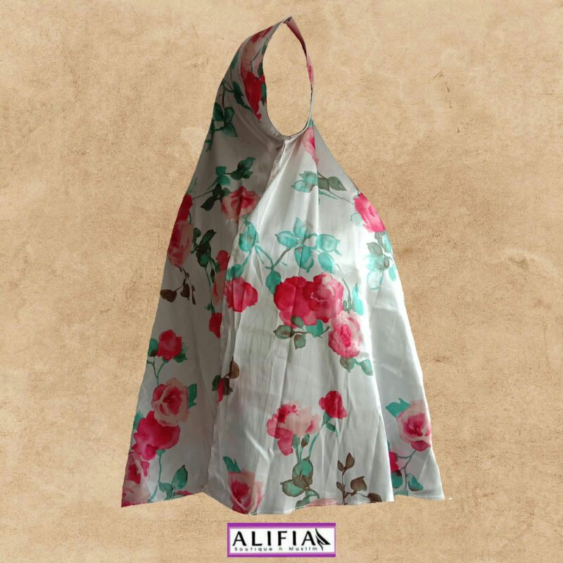 JILBAB SYARI MOTIF BUNGA