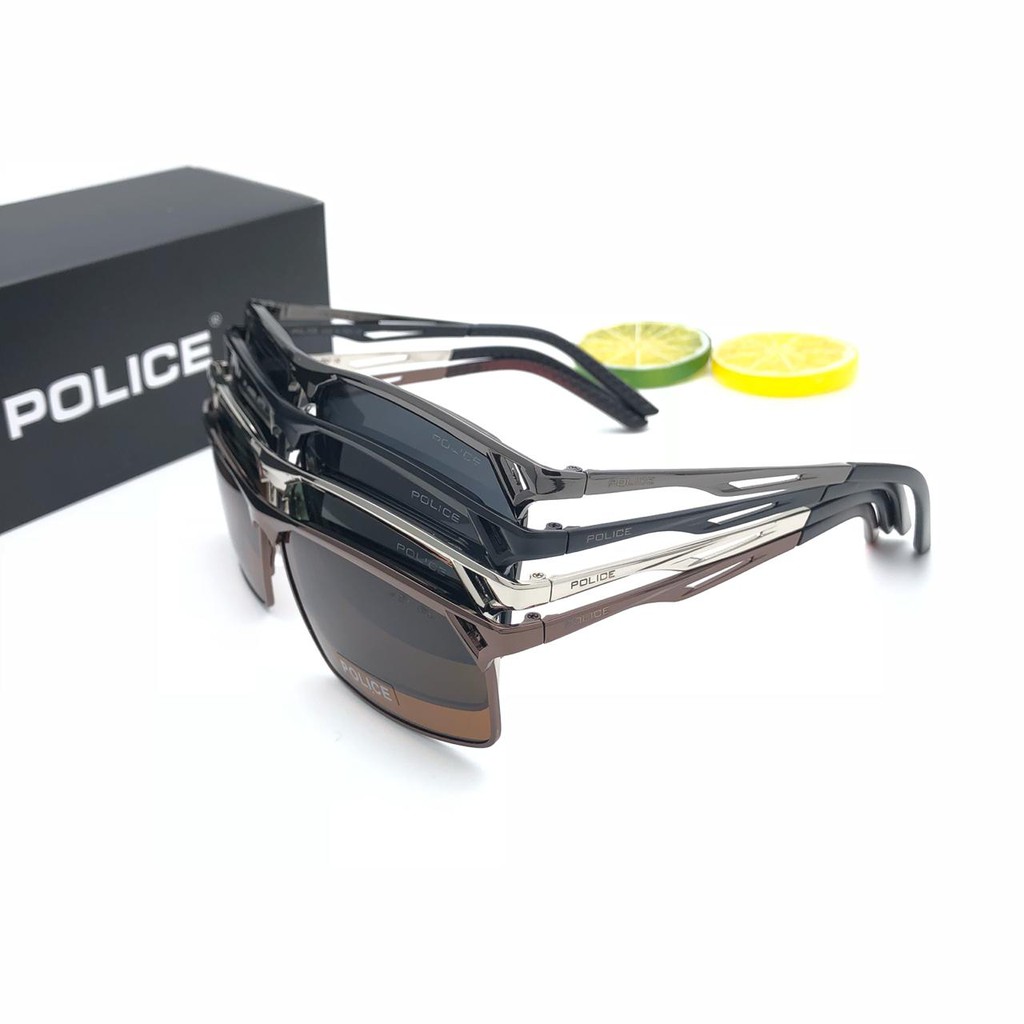 BISA COD || BEST SELLER KACA MATA PRIA POLICE 2901 ZUARES FULLSET