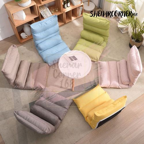 SHENAR SOFA LANTAI / KURSI LIPAT SANTAI / KURSI LESEHAN / KURSI MALAS LANTAI / SOFA BED LIPAT / KURSI SANDARAN SOFA FOLDING PREMIUM - KURSI 6 KOTAK 8 KOTAK 18 KOTAK, SHENARCORNER168