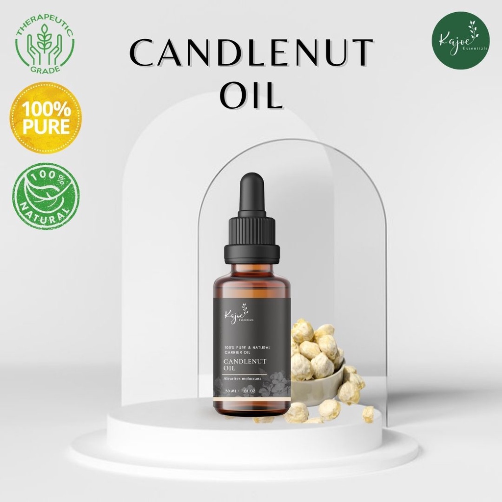 KAJOE Candlenut Oil Pure Carrier Oil Minyak Kemiri Murni Asli Penumbuh Penebal Rambut