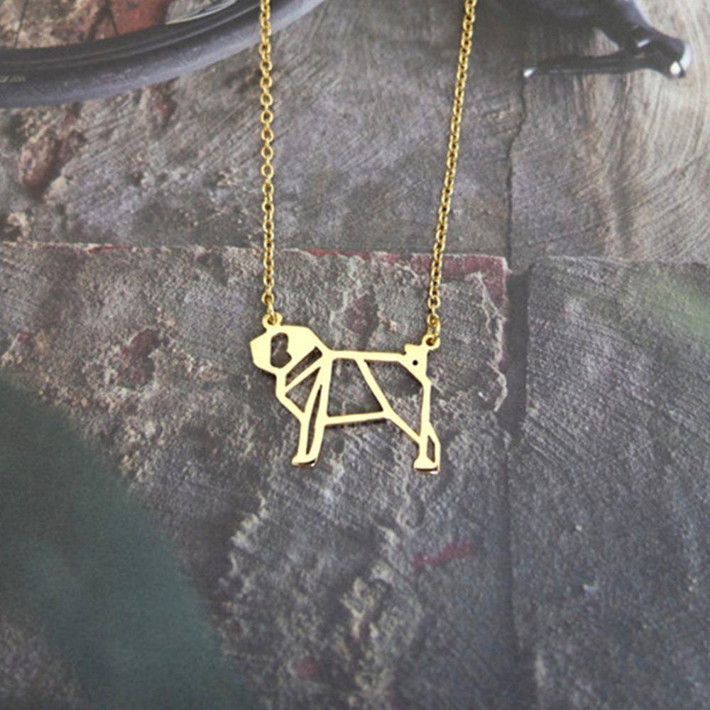 Needway Pug Kalung Pecinta Hewan Fashion Indah Liontin