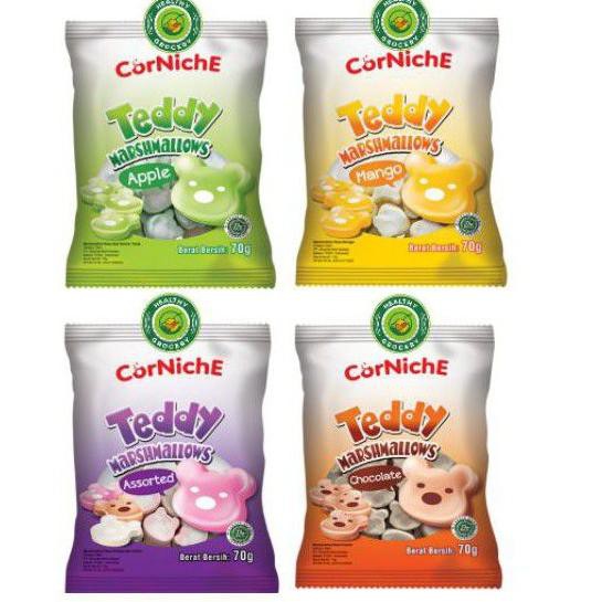 

Bisa COD CORNICHE Marshmallow Teddy 70gr