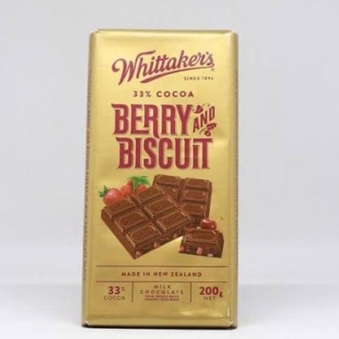

Whittakers Berry Biscuit Coklat Susu Biskuit Whittaker Whittaker's